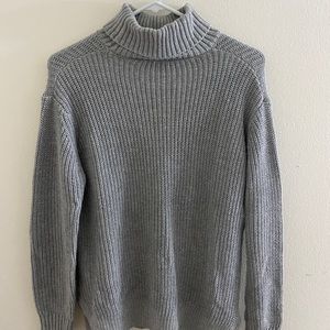 Forever 21 grey turtleneck sweater